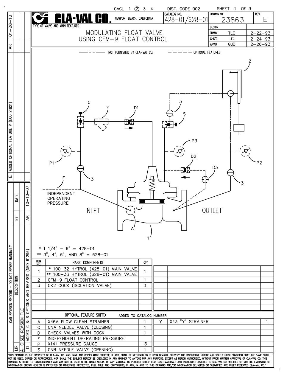 Cla-Val 428-01/628-01 User Manual | Page 2 / 24