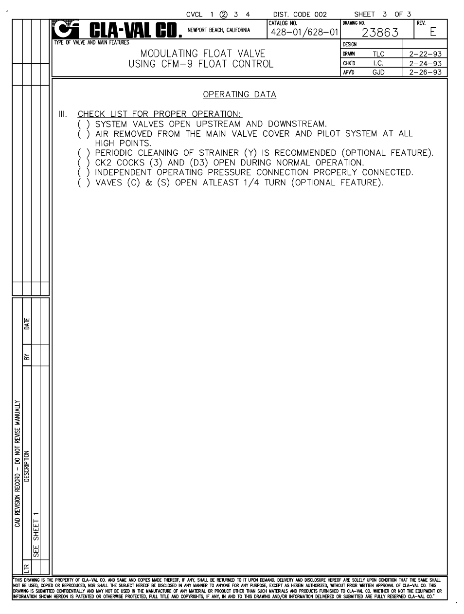 Cla-Val 428-01/628-01 User Manual | Page 4 / 24