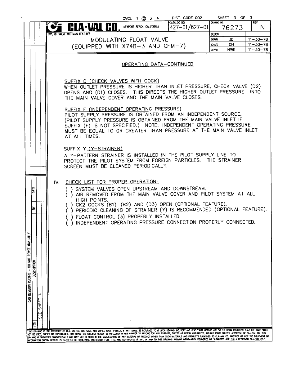 Cla-Val 427-01/627-01 User Manual | Page 4 / 24