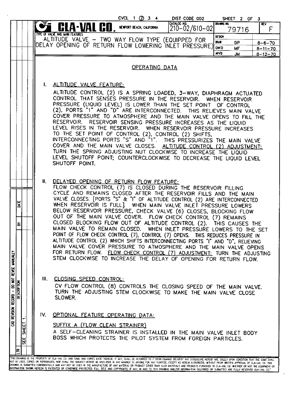 Cla-Val 210-02/610-02 User Manual | Page 4 / 48