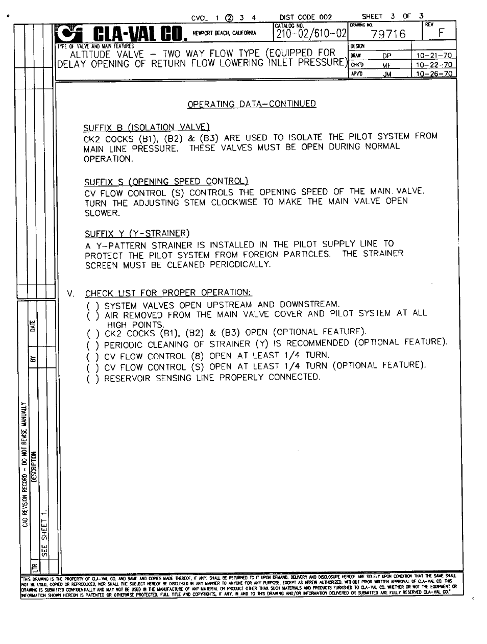 Cla-Val 210-02/610-02 User Manual | Page 5 / 48