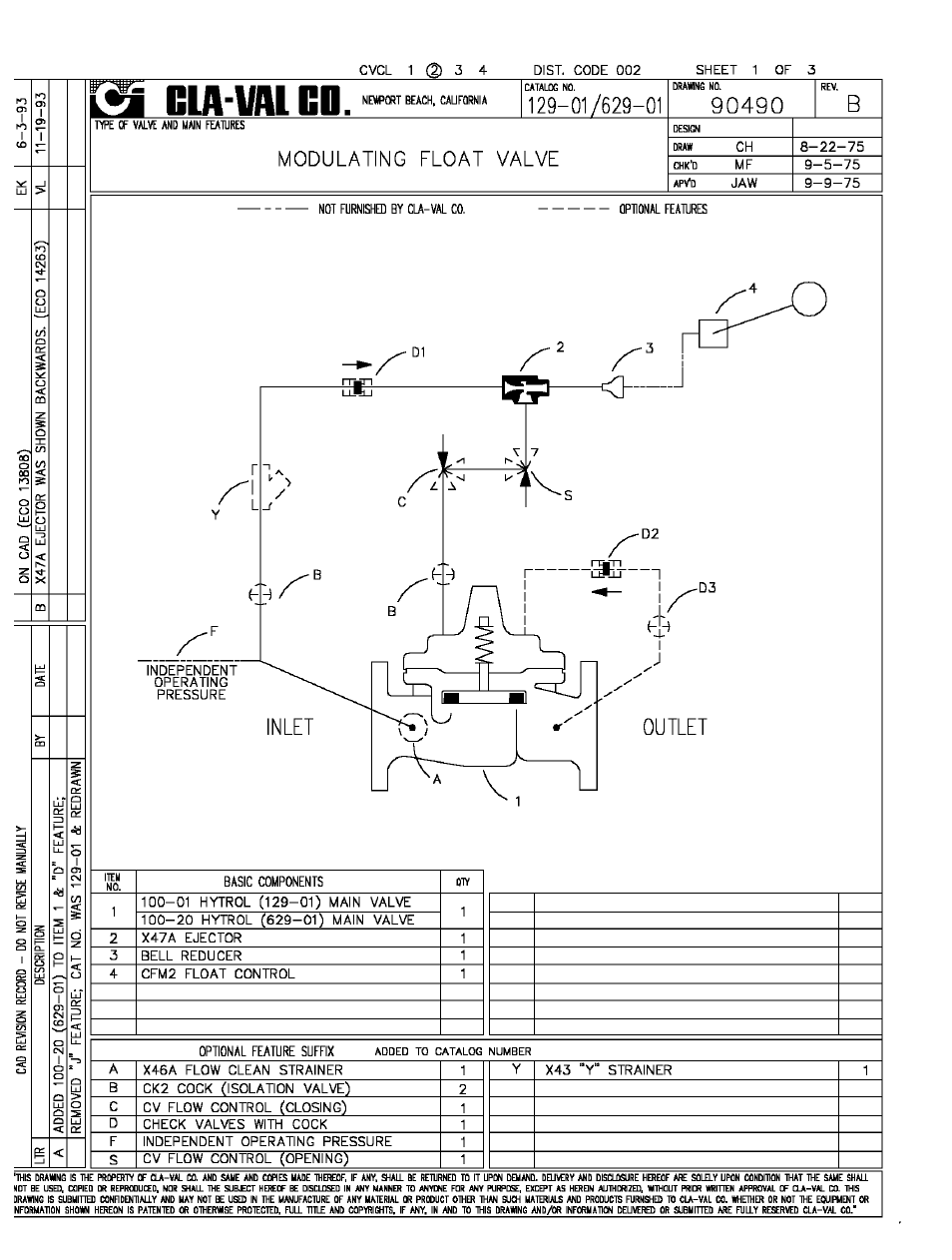 Cla-Val 129-01/629-01 User Manual | Page 2 / 28