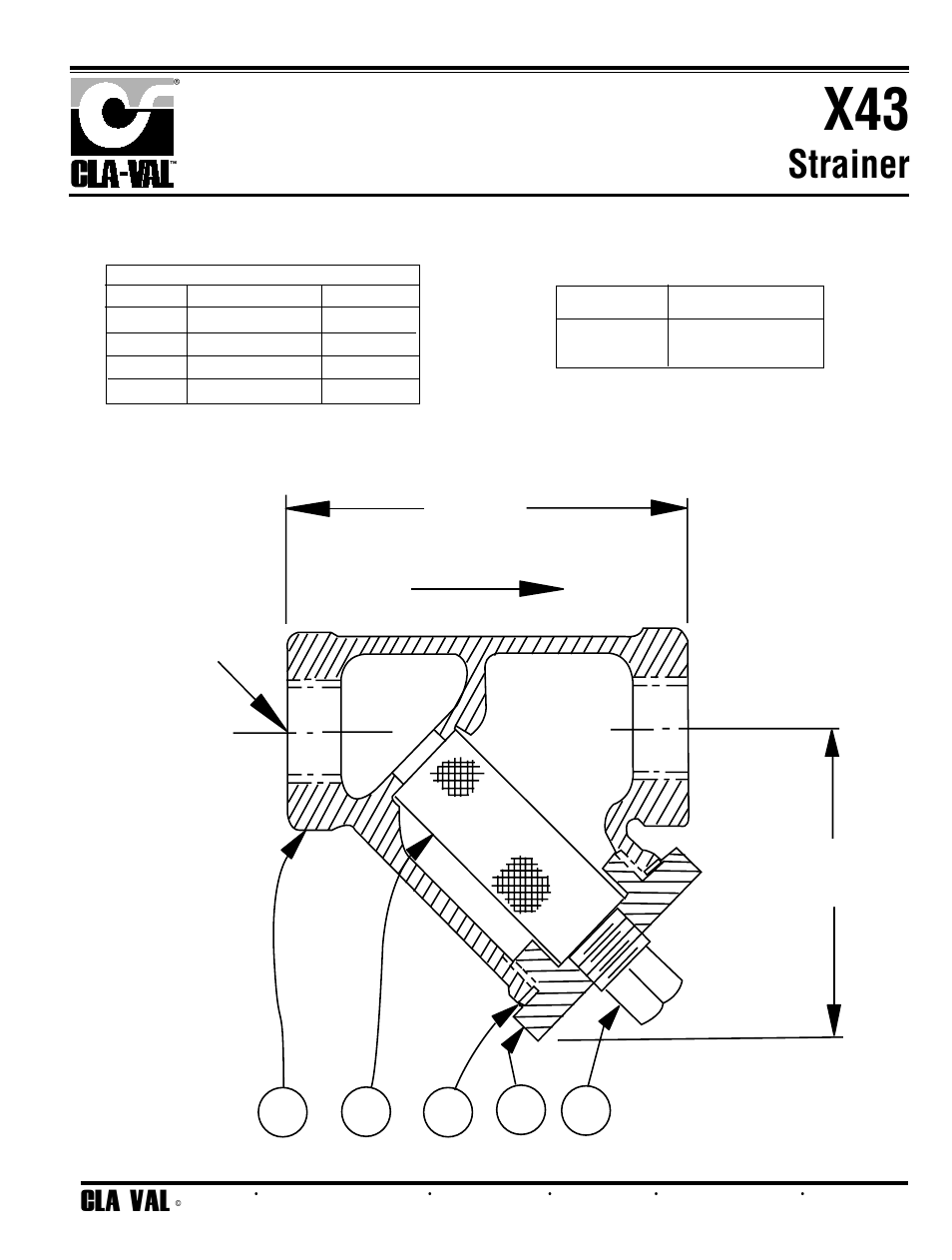 Strainer, 3/8 npt, Cla - val | Cla-Val 129-01/629-01 User Manual | Page 24 / 28