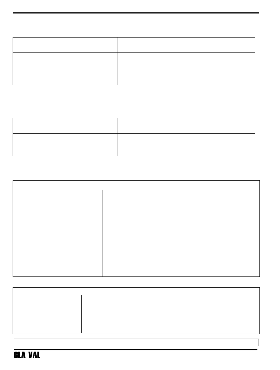 Cla - val, Buna-n, Standard material) viton (for kb controls) | Cla-Val 129-01/629-01 User Manual | Page 28 / 28