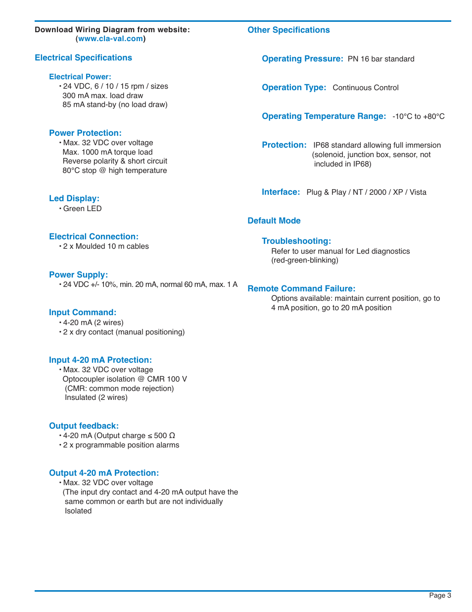 Cla-Val CPC User Manual | Page 3 / 12