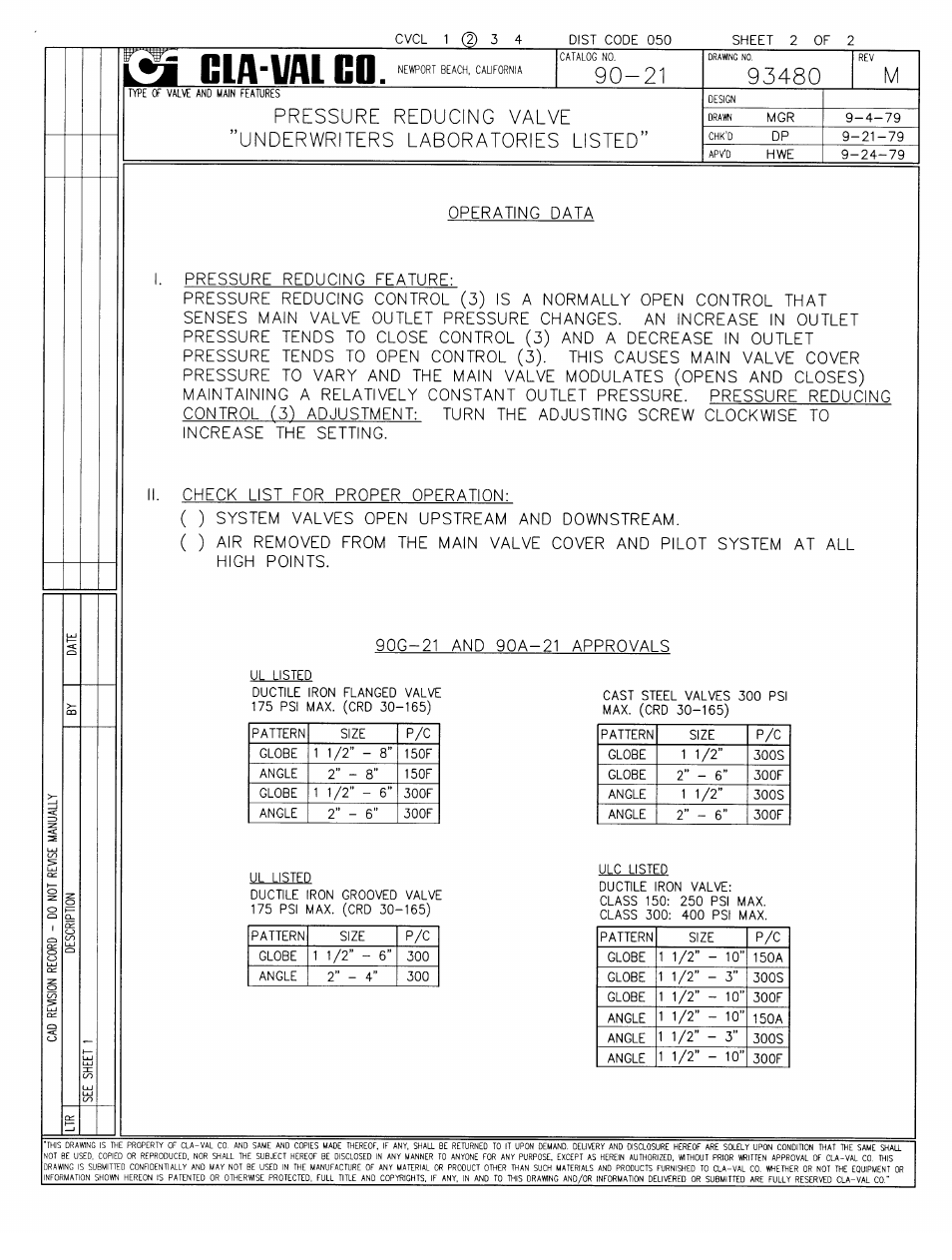 Cla-Val 90-21 Technical Manual User Manual | Page 5 / 27