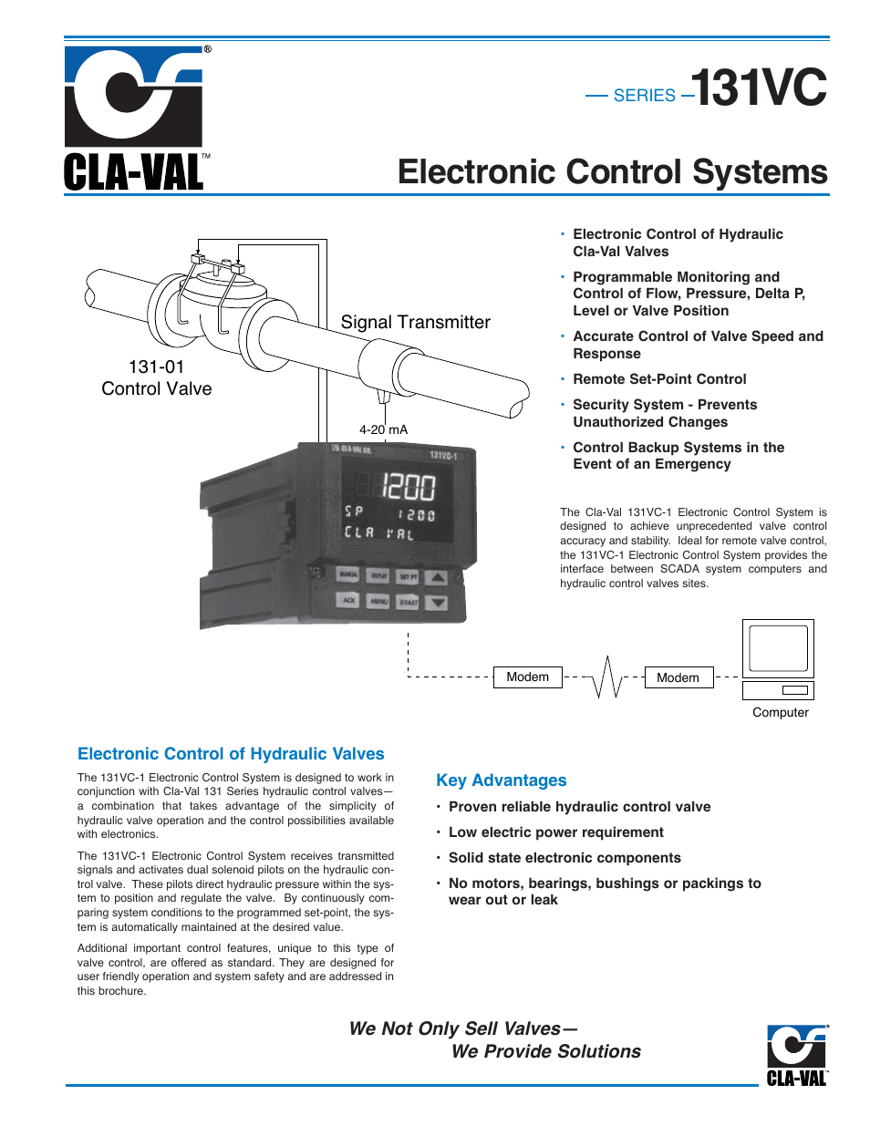 Cla-Val 131VC Series User Manual | 8 pages