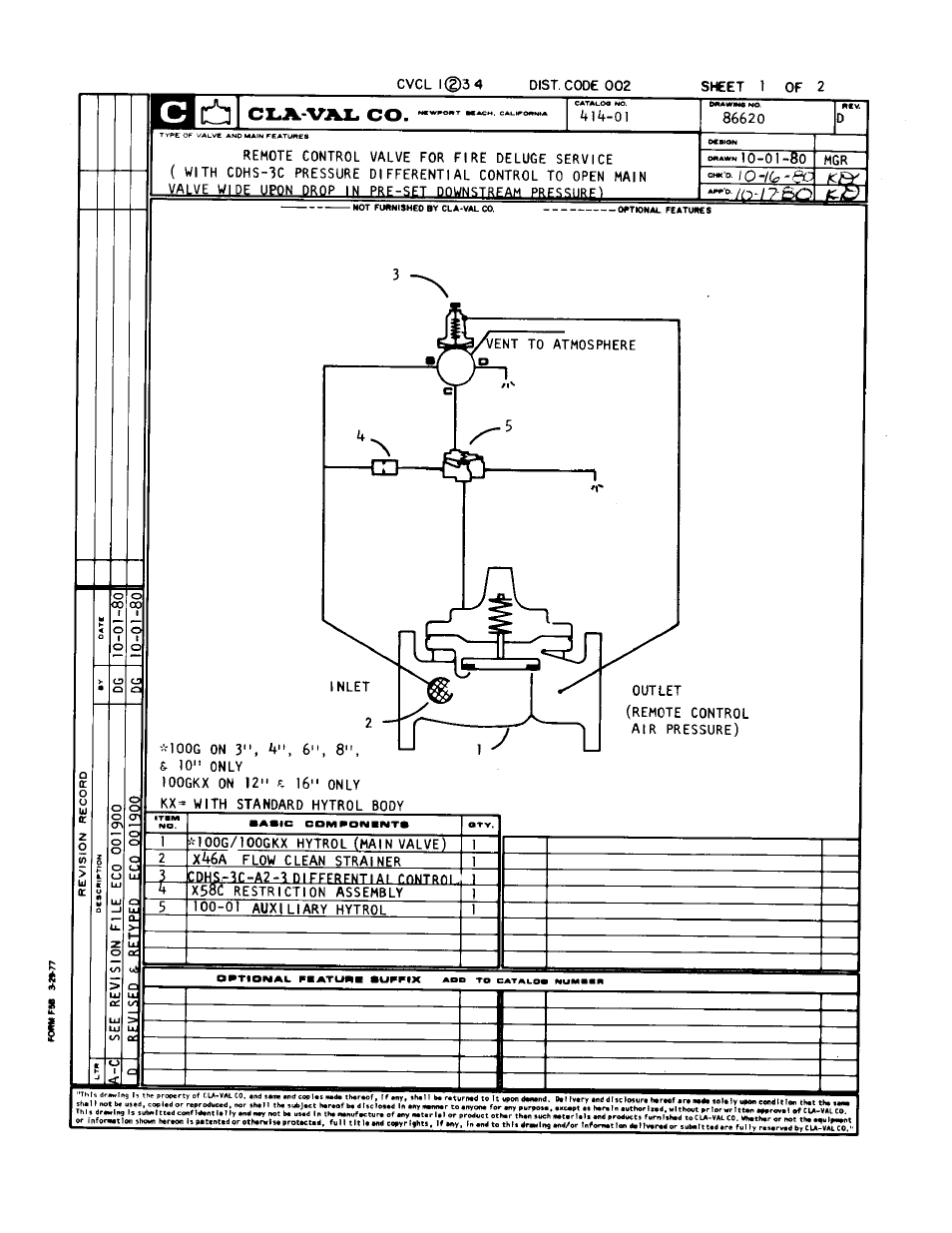 Cla-Val 414-01 User Manual | Page 2 / 14