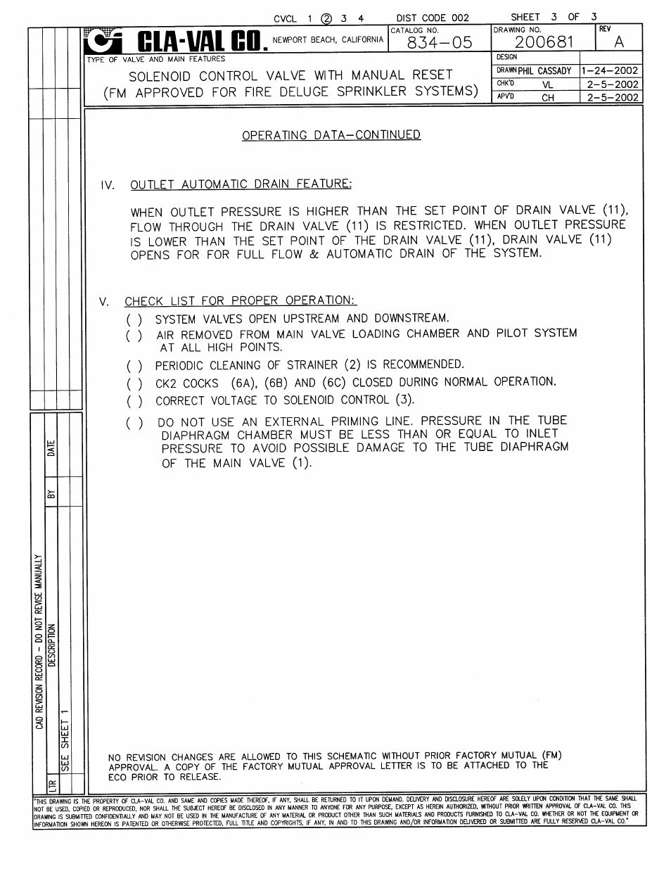 Cla-Val 834-05 User Manual | Page 5 / 34