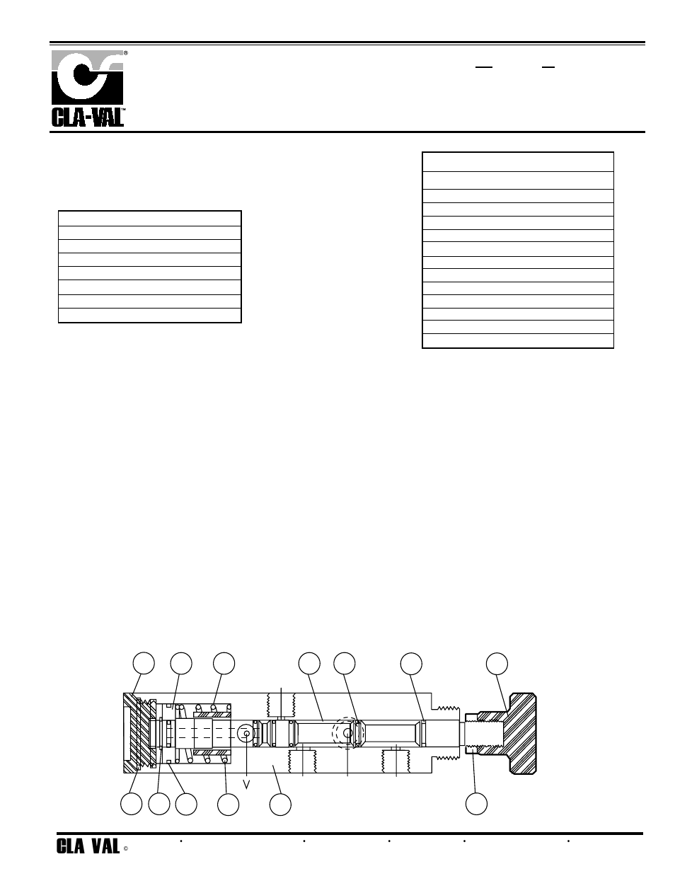 Cmdl, Latching deluge pilot, Cla - val | Parts list, Model | Cla-Val 834-60 User Manual | Page 17 / 30