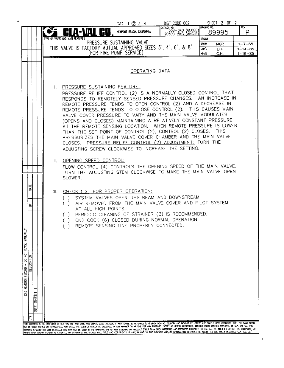 Cla-Val 50B-5KG User Manual | Page 3 / 27