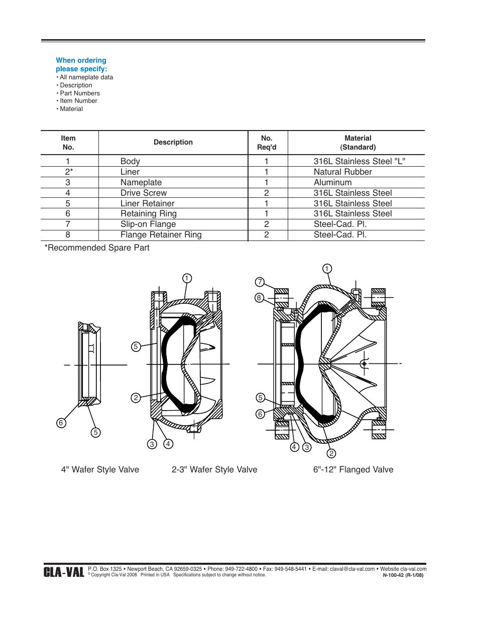 Cla-val | Cla-Val 750B-4KG User Manual | Page 14 / 25