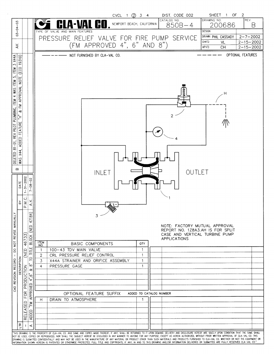Cla-Val 850B-4 User Manual | Page 3 / 18