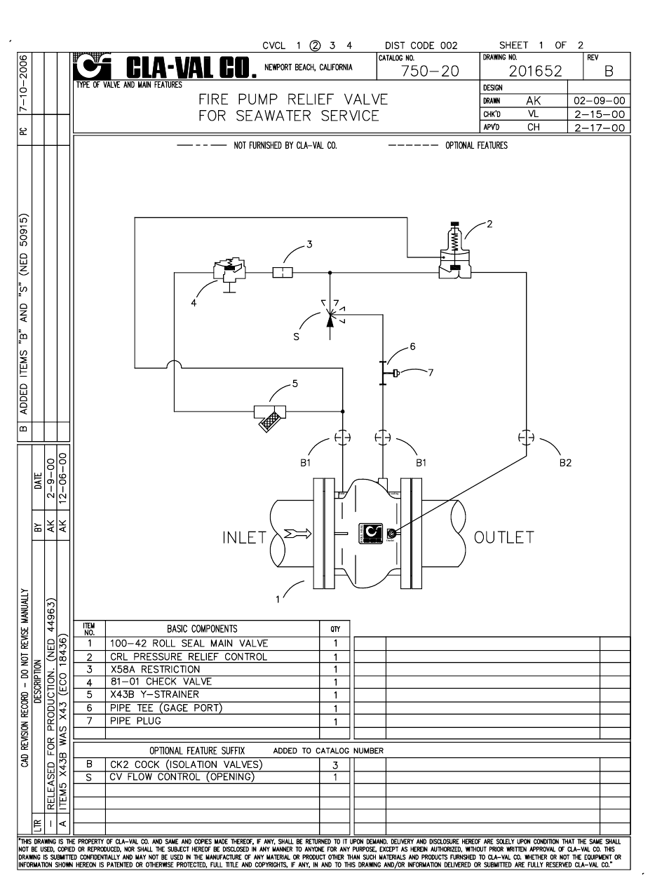 Cla-Val 750-20 User Manual | Page 3 / 31