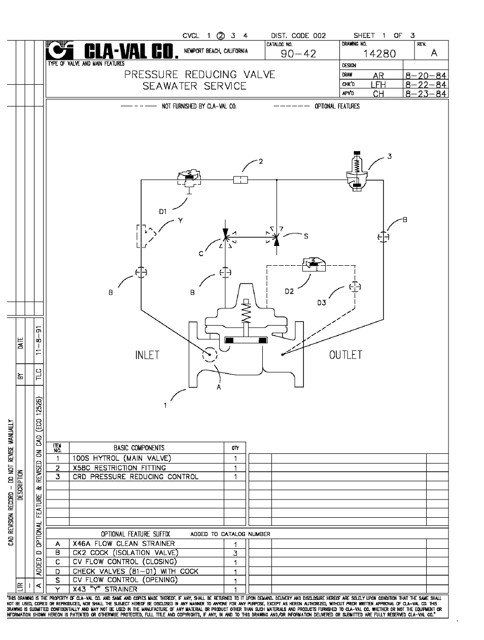 Cla-Val 90-42 User Manual | Page 3 / 28