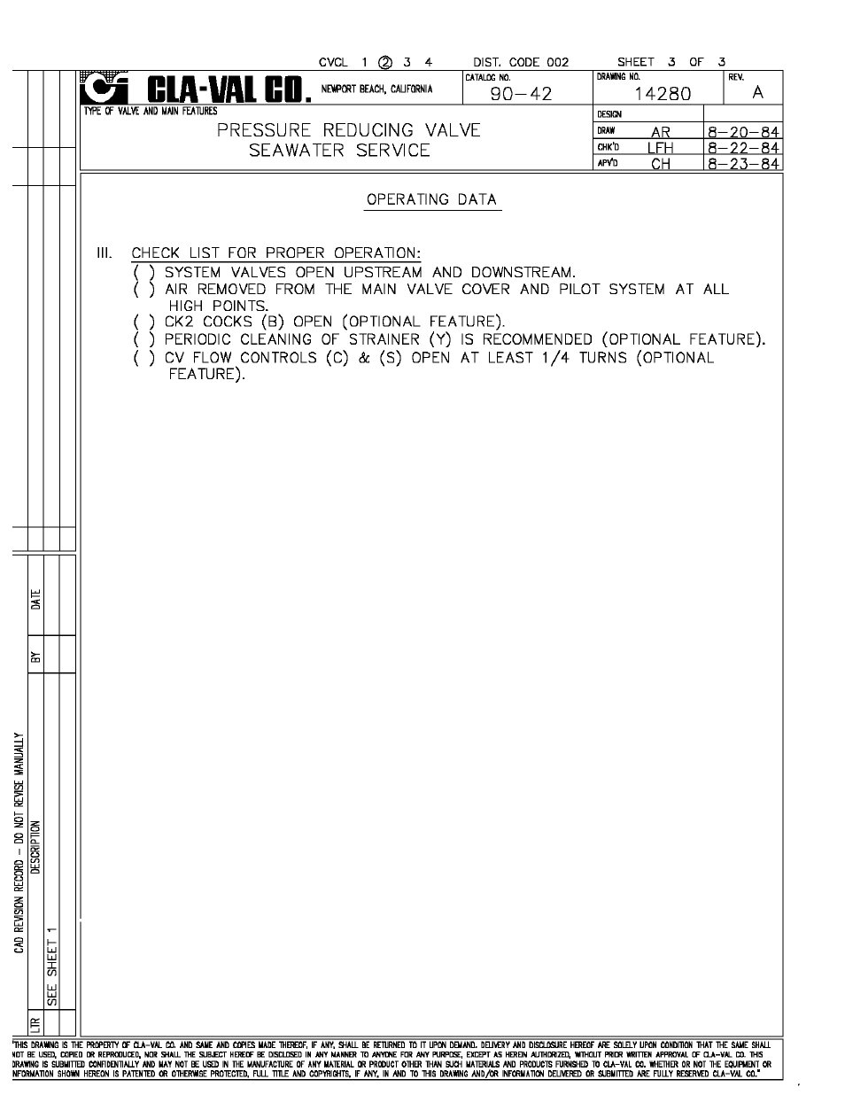 Cla-Val 90-42 User Manual | Page 5 / 28