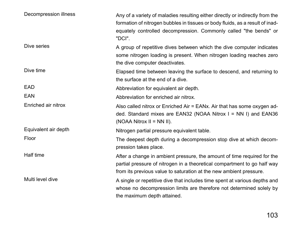 SUUNTO D4 User Manual | Page 102 / 106