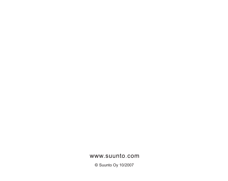 SUUNTO D4 User Manual | Page 106 / 106