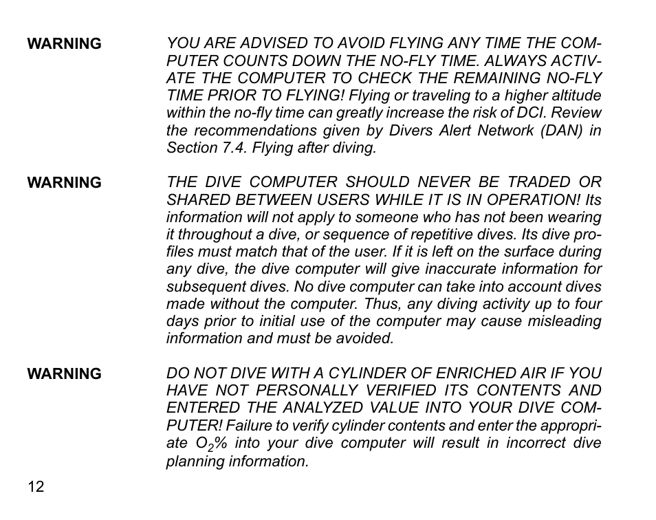 SUUNTO D4 User Manual | Page 11 / 106