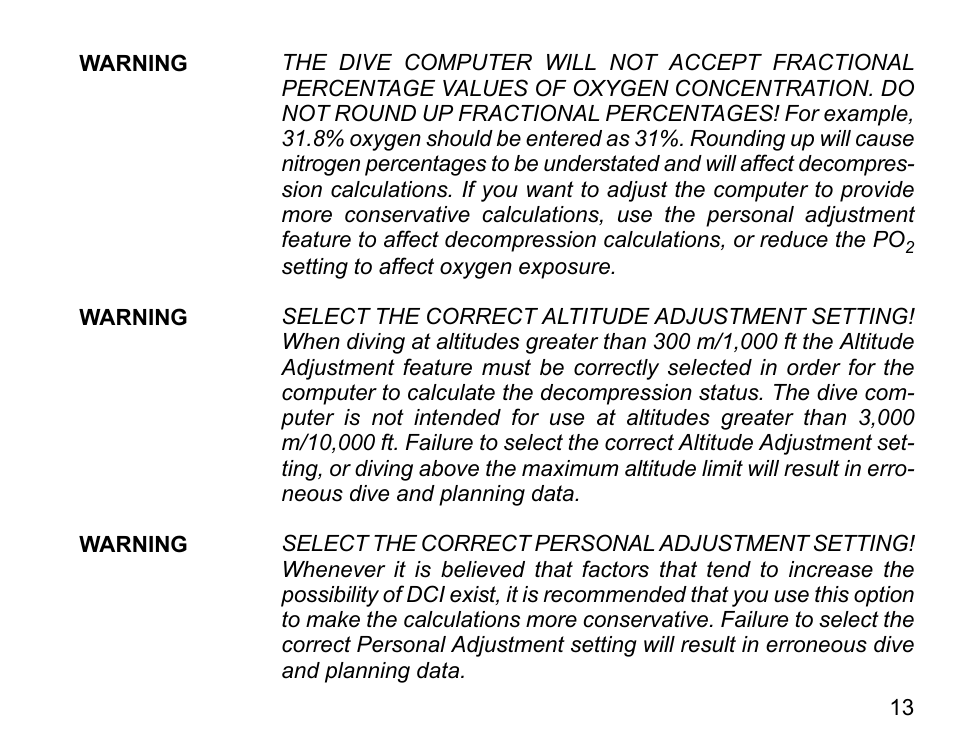 SUUNTO D4 User Manual | Page 12 / 106