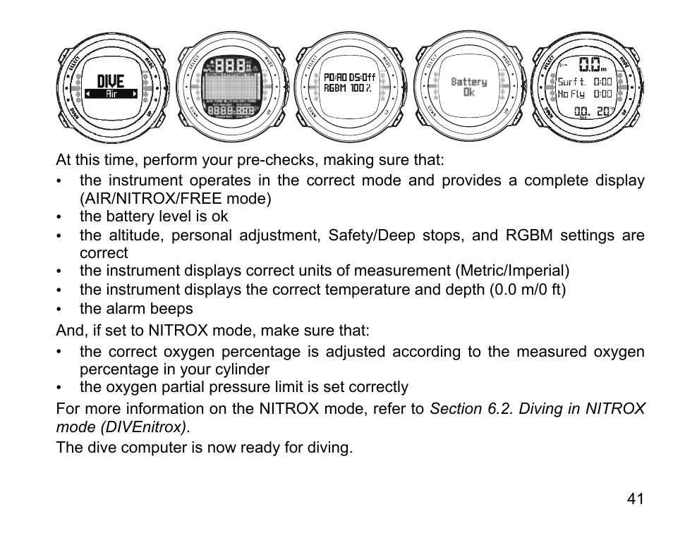SUUNTO D4 User Manual | Page 40 / 106