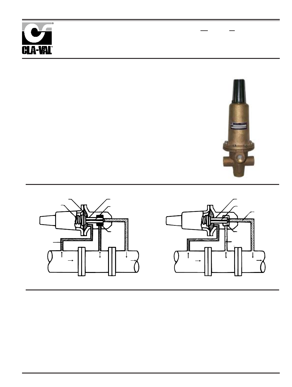 Rcbp, Back pressure control and relief pilot, Model installation / operation / maintenance | Cla-Val 750-60 User Manual | Page 15 / 24