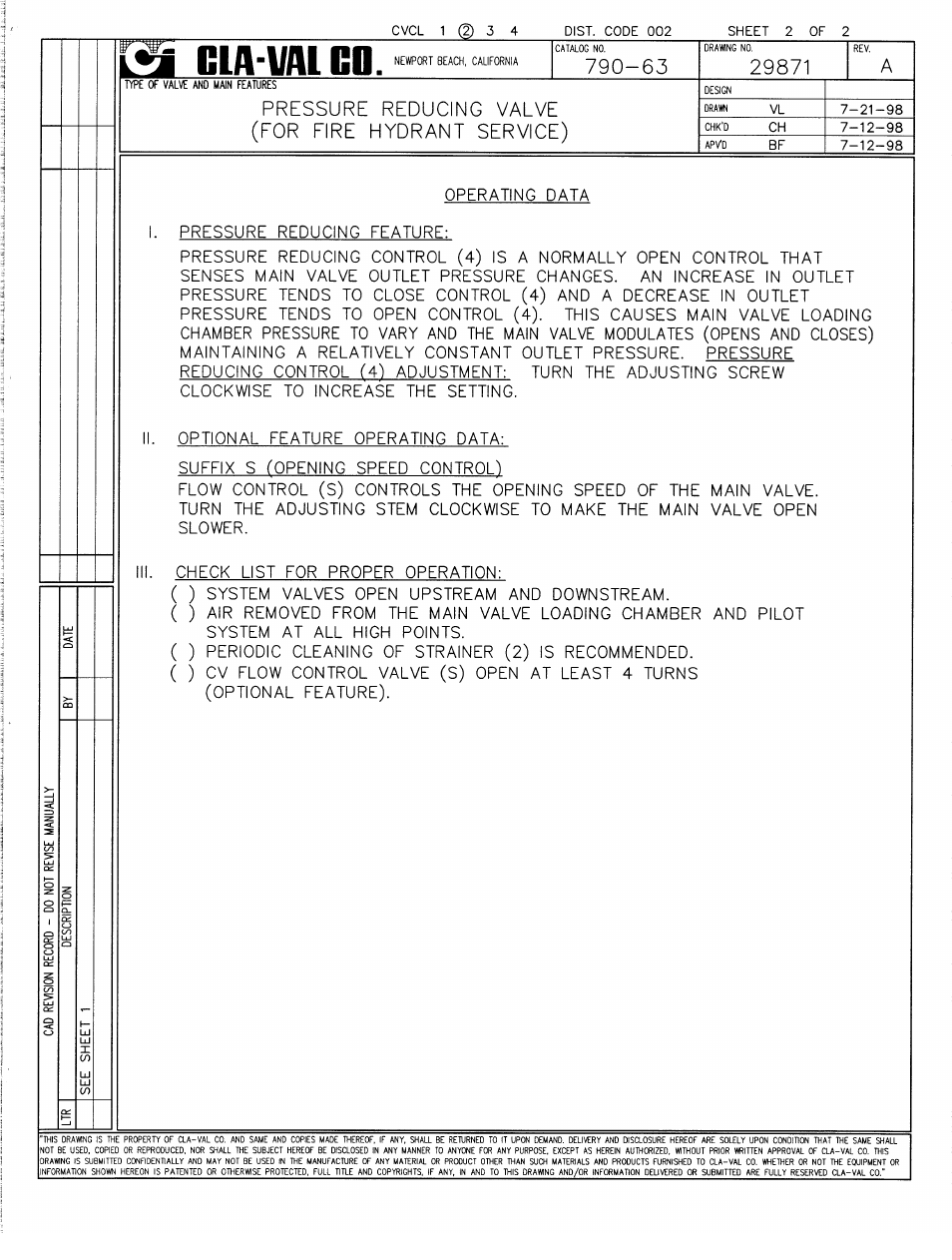 Cla-Val 790-63 User Manual | Page 4 / 26