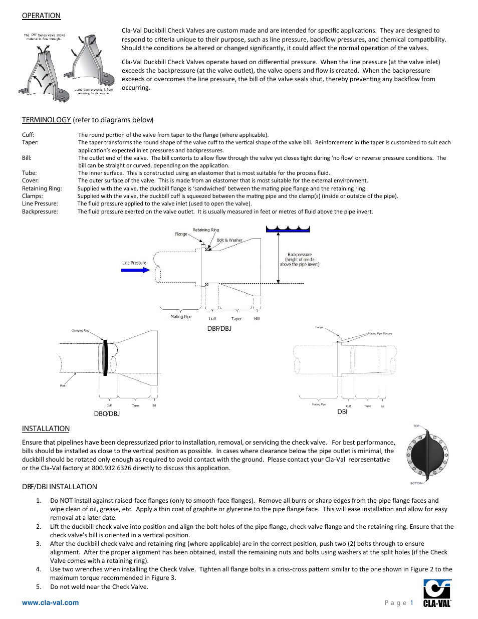 Cla-Val DBJ Series User Manual | Page 2 / 4