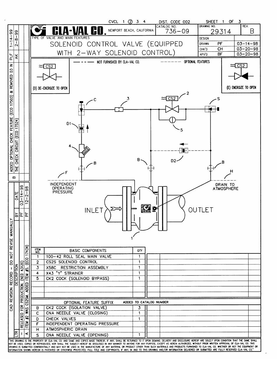 Cla-Val 736-09 User Manual | Page 3 / 34