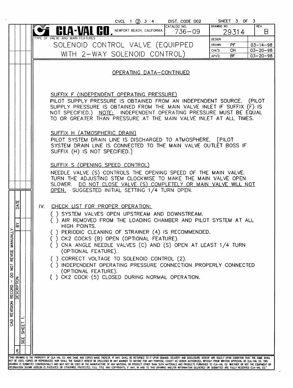 Cla-Val 736-09 User Manual | Page 5 / 34