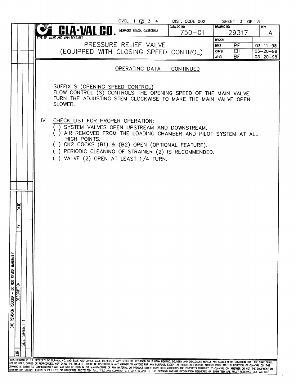 Cla-Val 750-01 User Manual | Page 4 / 24