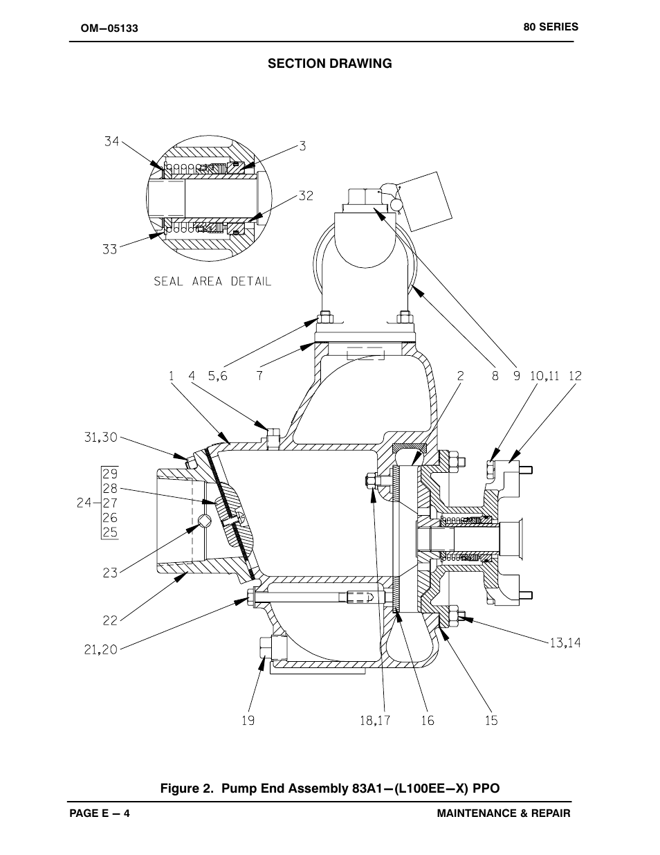 Gorman-Rupp Pumps 83A1-L100EE-X 1215876 thru 1512372 User Manual | Page 22 / 29