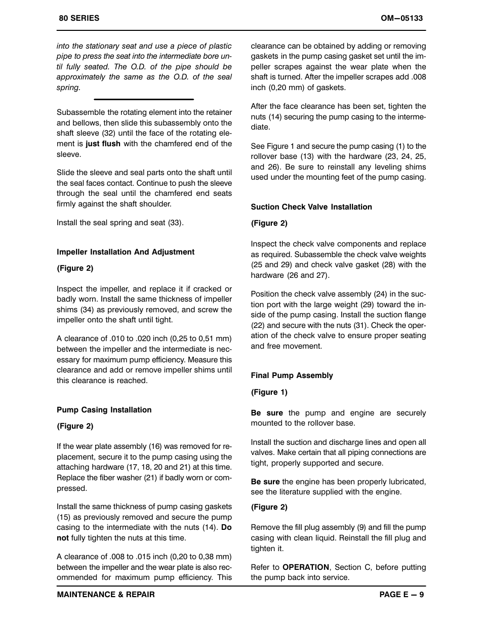 Gorman-Rupp Pumps 83A1-L100EE-X 1215876 thru 1512372 User Manual | Page 27 / 29