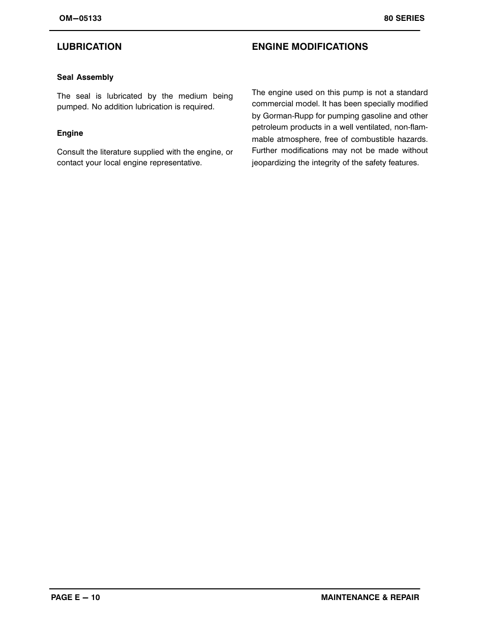 Gorman-Rupp Pumps 83A1-L100EE-X 1215876 thru 1512372 User Manual | Page 28 / 29