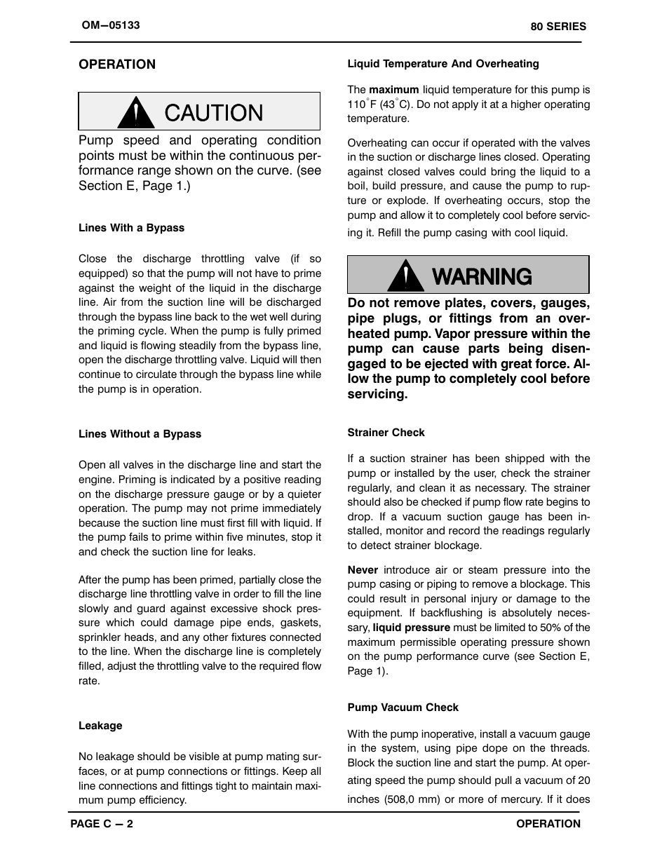 Gorman-Rupp Pumps 83A1-L100EE-X 1512373 and up User Manual | Page 14 / 29