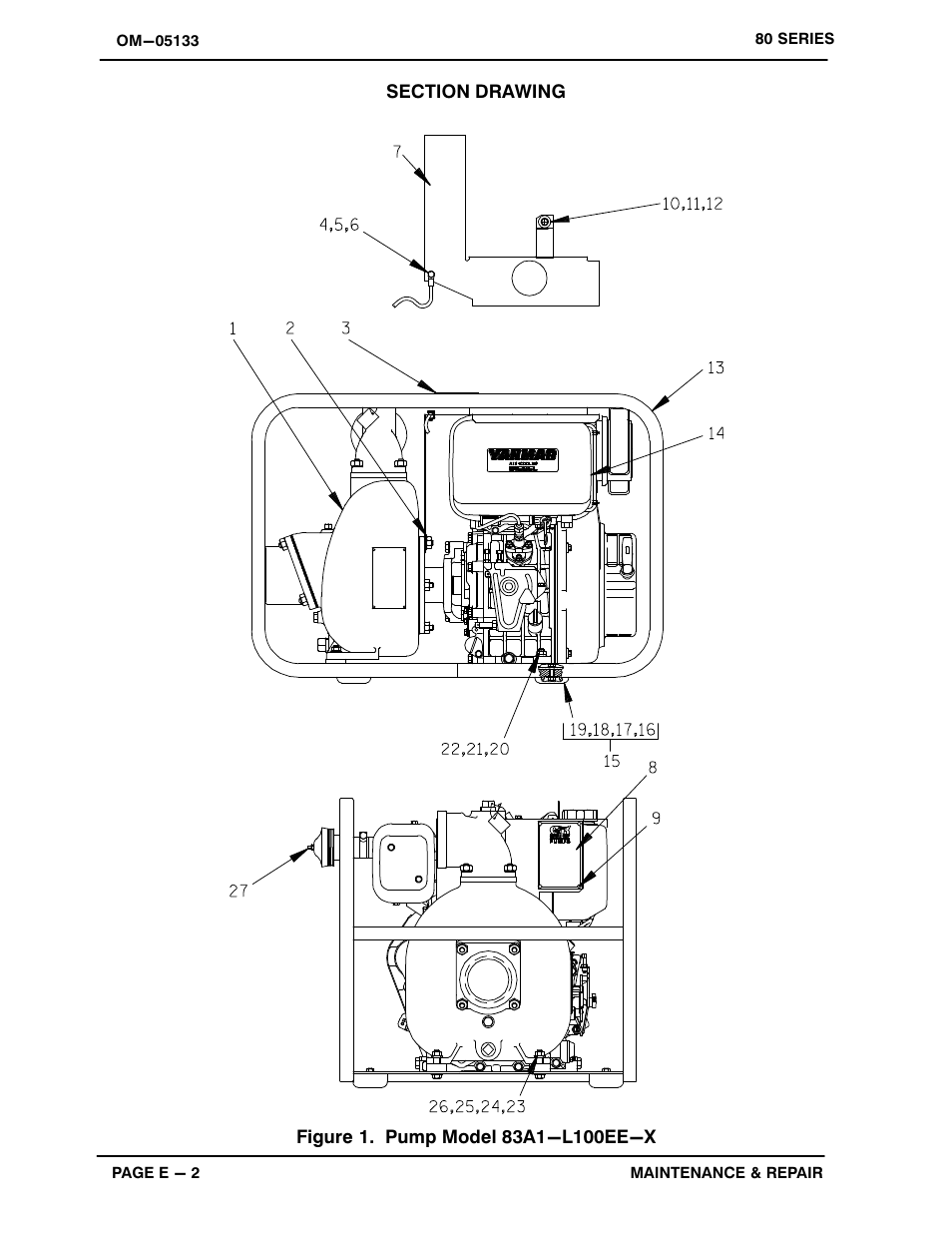 Gorman-Rupp Pumps 83A1-L100EE-X 1512373 and up User Manual | Page 20 / 29