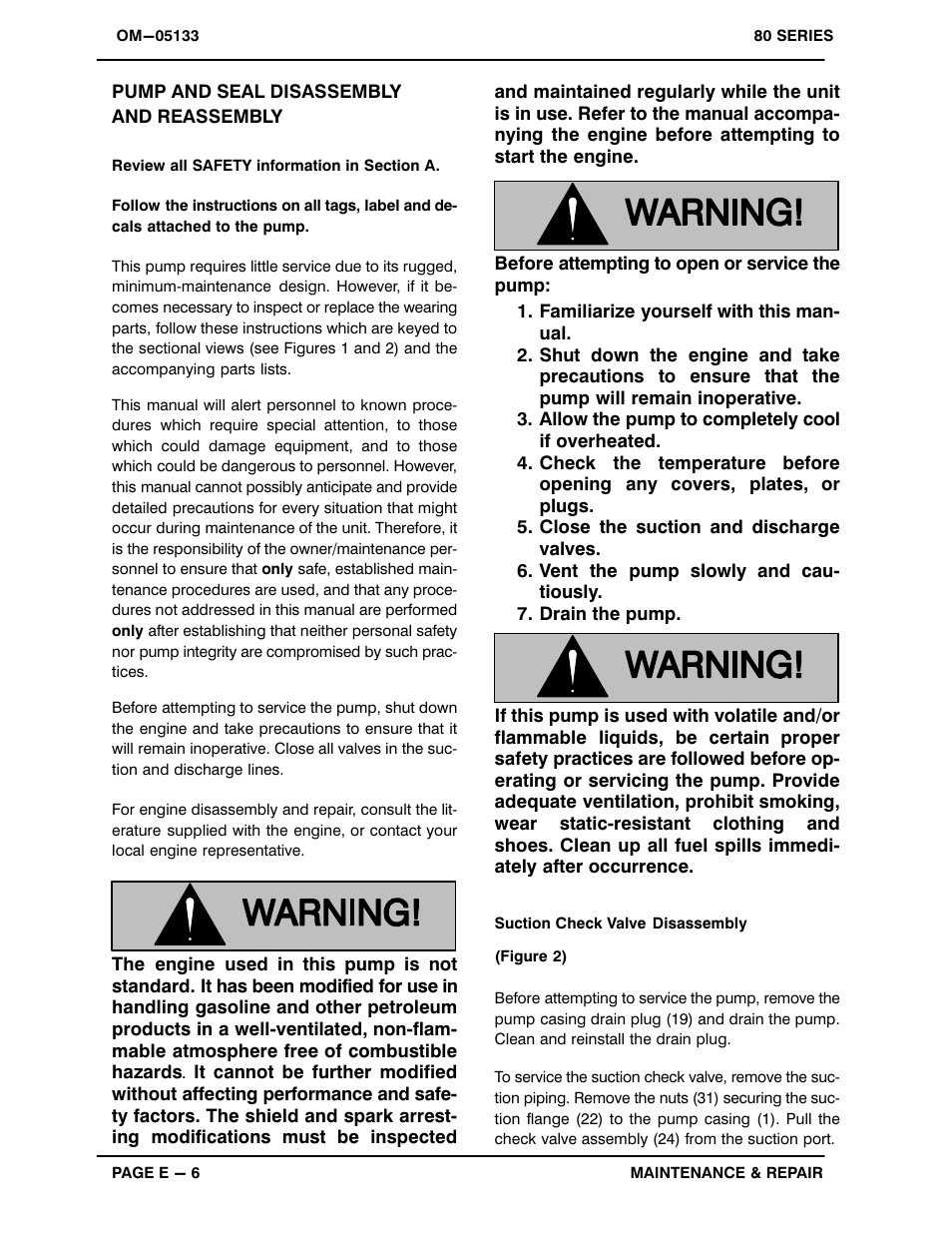Pump and seal disassembly and reassembly | Gorman-Rupp Pumps 83A1-L100EE-X 1512373 and up User Manual | Page 24 / 29