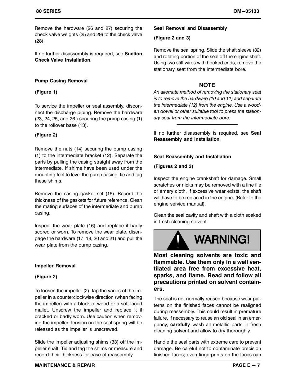 Gorman-Rupp Pumps 83A1-L100EE-X 1512373 and up User Manual | Page 25 / 29