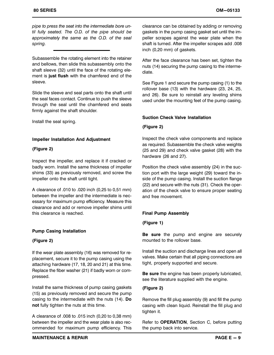 Gorman-Rupp Pumps 83A1-L100EE-X 1512373 and up User Manual | Page 27 / 29