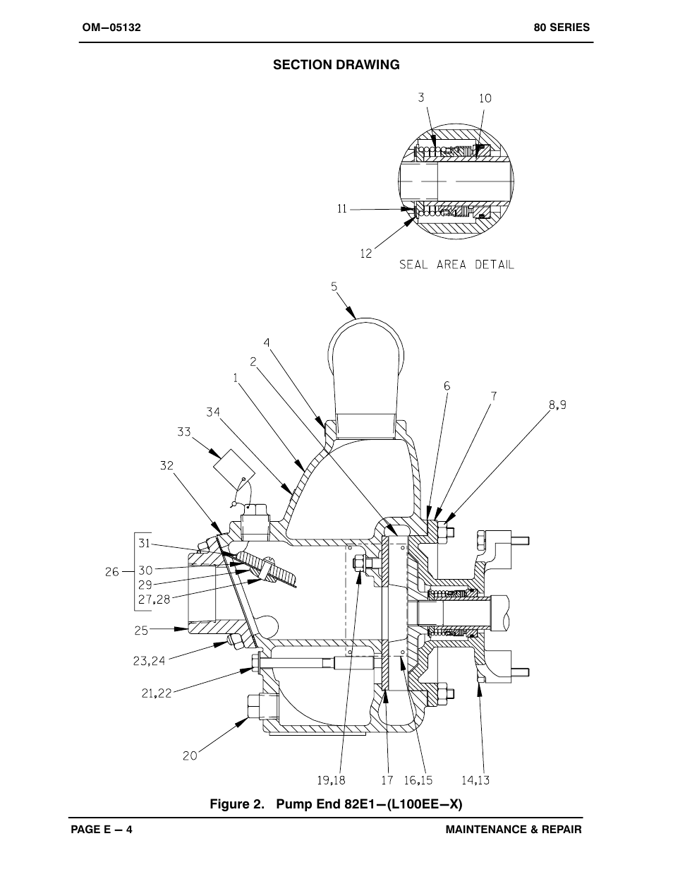 Gorman-Rupp Pumps 82E1-L100EE-X 1215875 thru 1518663 User Manual | Page 22 / 29