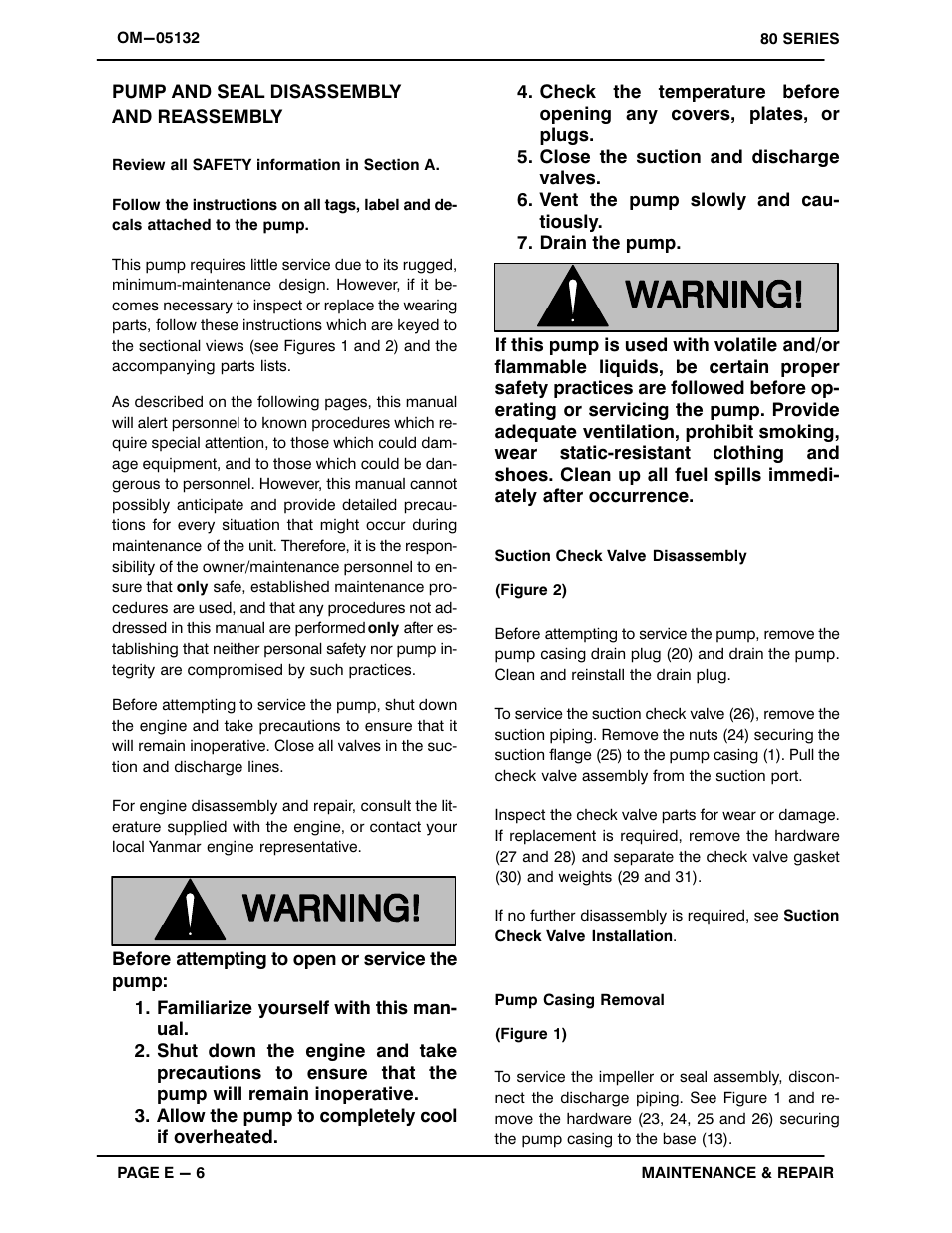 Gorman-Rupp Pumps 82E1-L100EE-X 1215875 thru 1518663 User Manual | Page 24 / 29