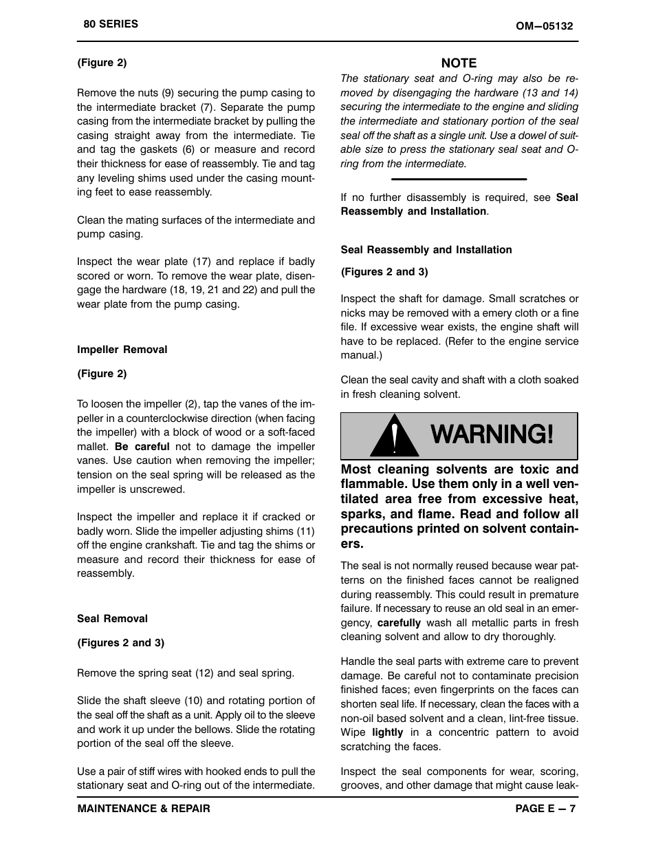 Gorman-Rupp Pumps 82E1-L100EE-X 1215875 thru 1518663 User Manual | Page 25 / 29