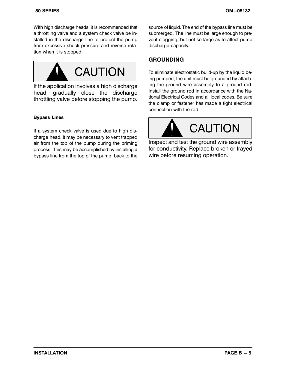 Gorman-Rupp Pumps 82E1-L100EE-X 1518664 and up User Manual | Page 12 / 29