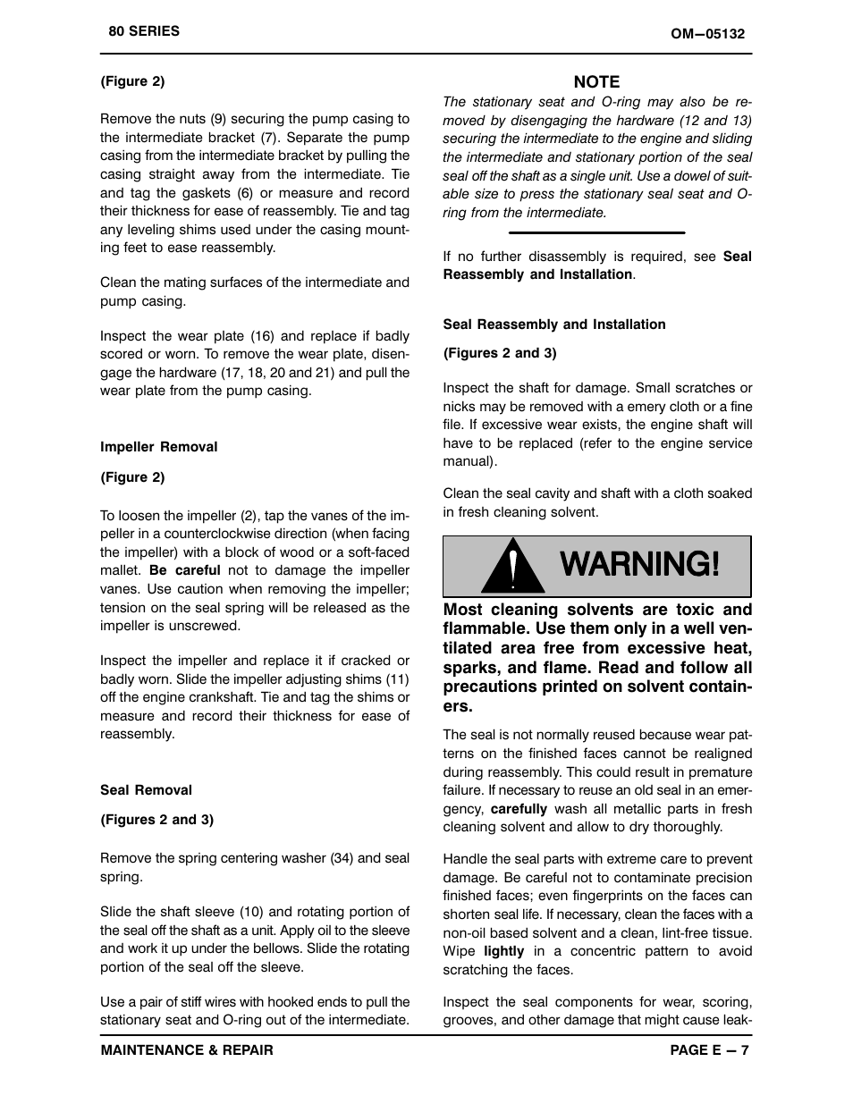 Gorman-Rupp Pumps 82E1-L100EE-X 1518664 and up User Manual | Page 25 / 29