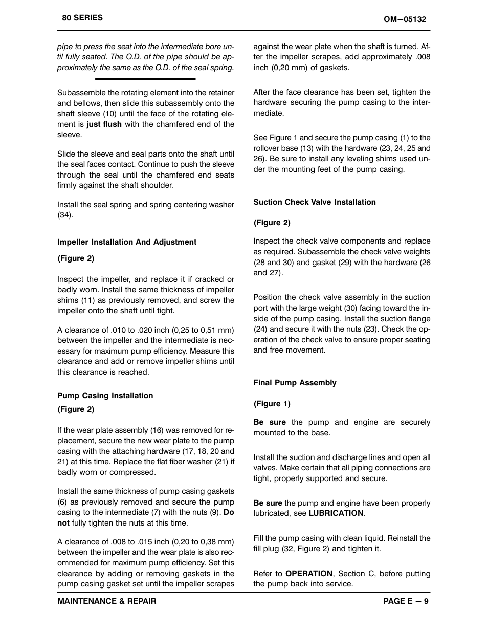 Gorman-Rupp Pumps 82E1-L100EE-X 1518664 and up User Manual | Page 27 / 29