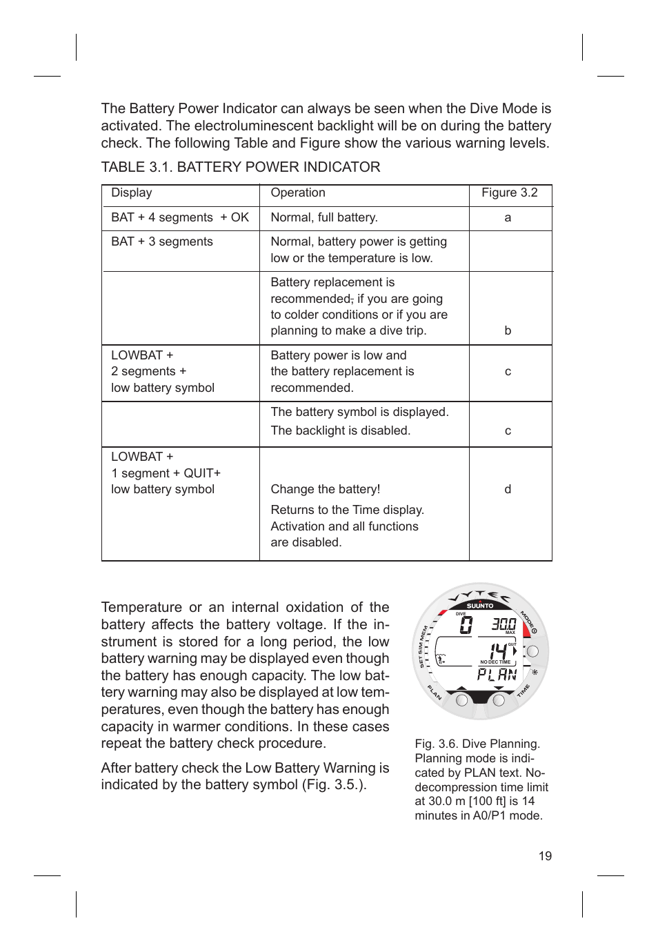 SUUNTO VYTEC DS User Manual | Page 21 / 86