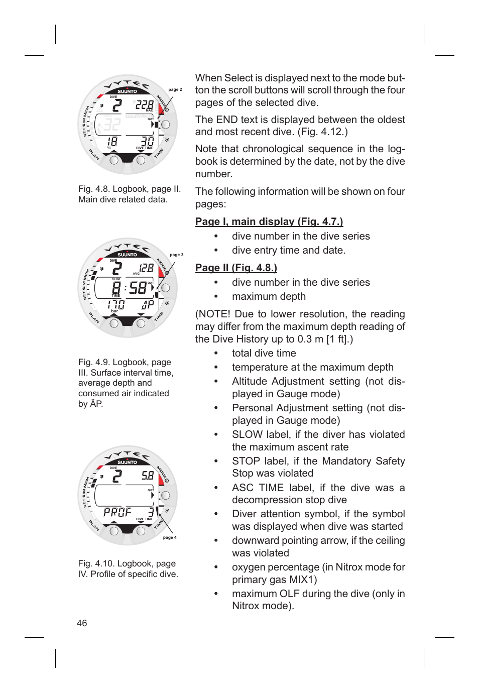 SUUNTO VYTEC DS User Manual | Page 48 / 86