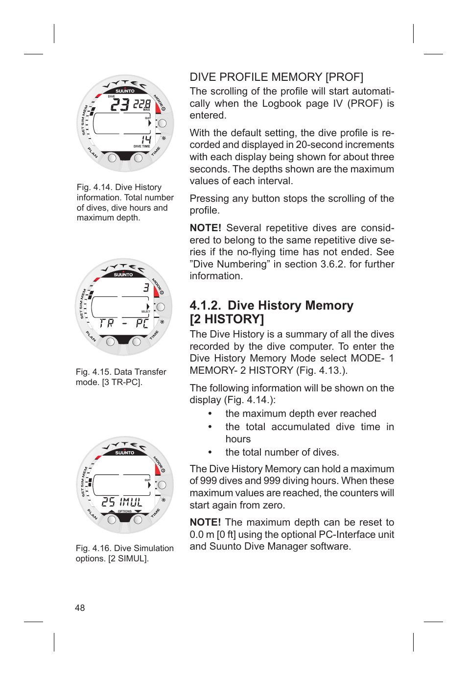 SUUNTO VYTEC DS User Manual | Page 50 / 86