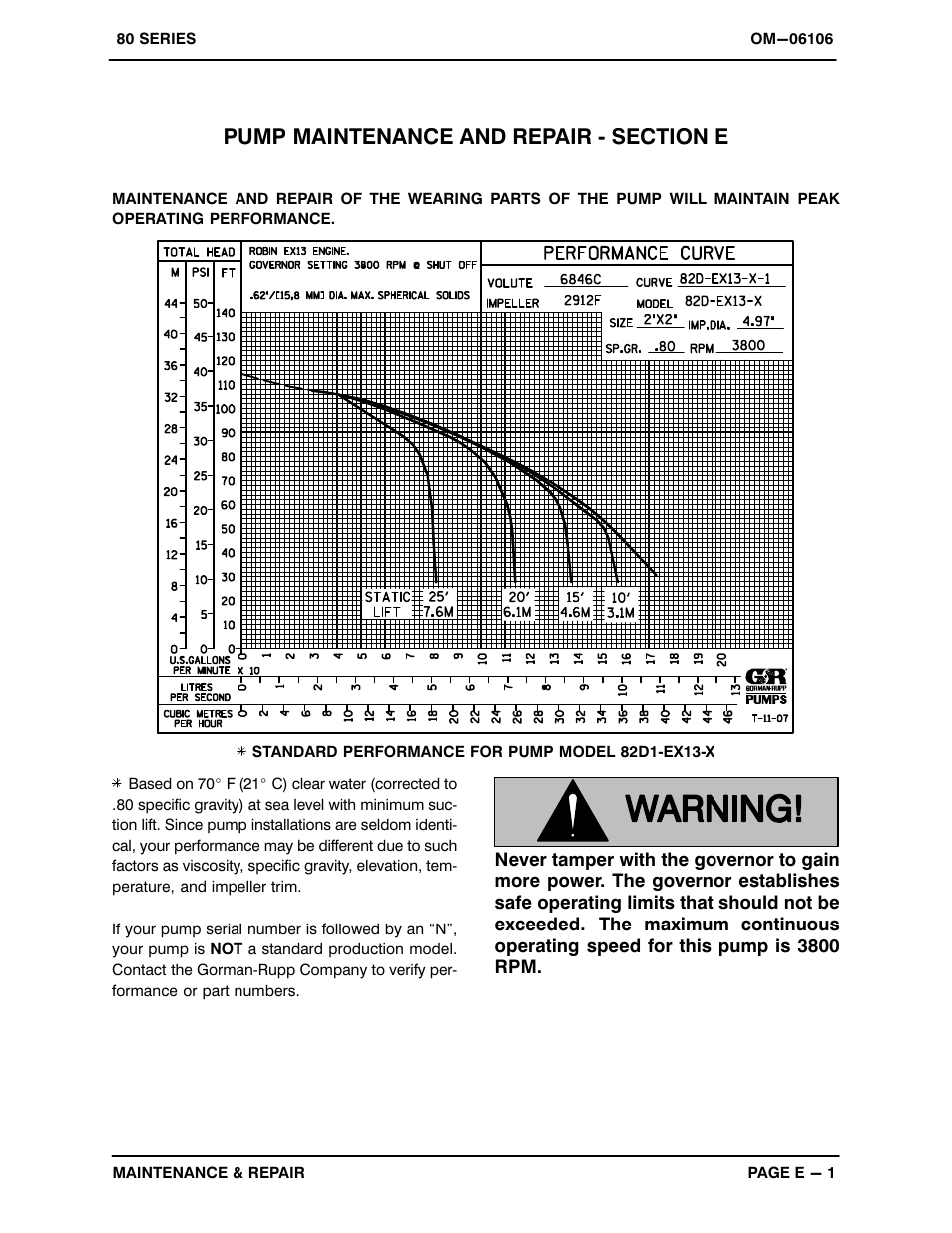 Gorman-Rupp Pumps 82D1-EX13-X 1390156 and up User Manual | Page 19 / 31