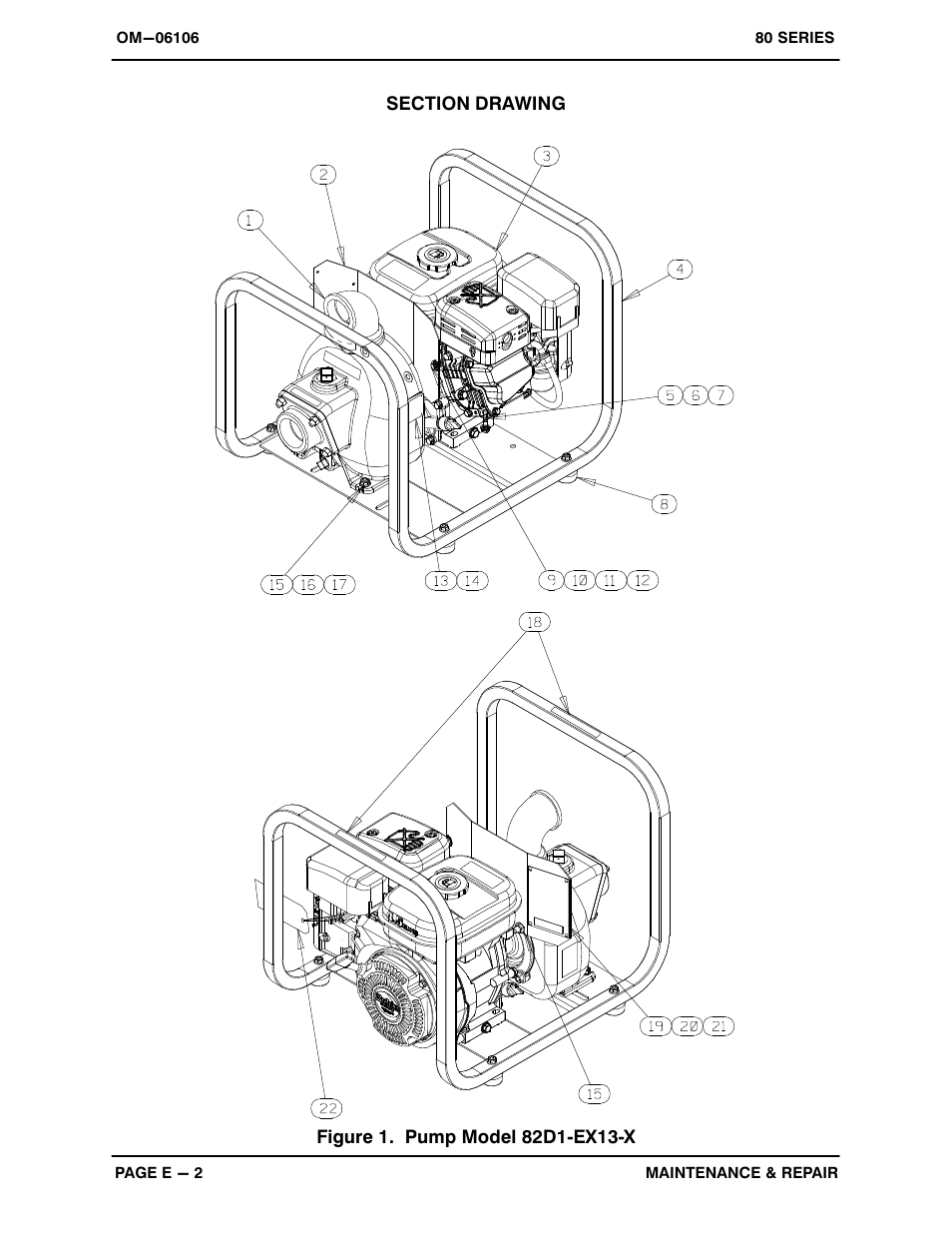 Gorman-Rupp Pumps 82D1-EX13-X 1390156 and up User Manual | Page 20 / 31